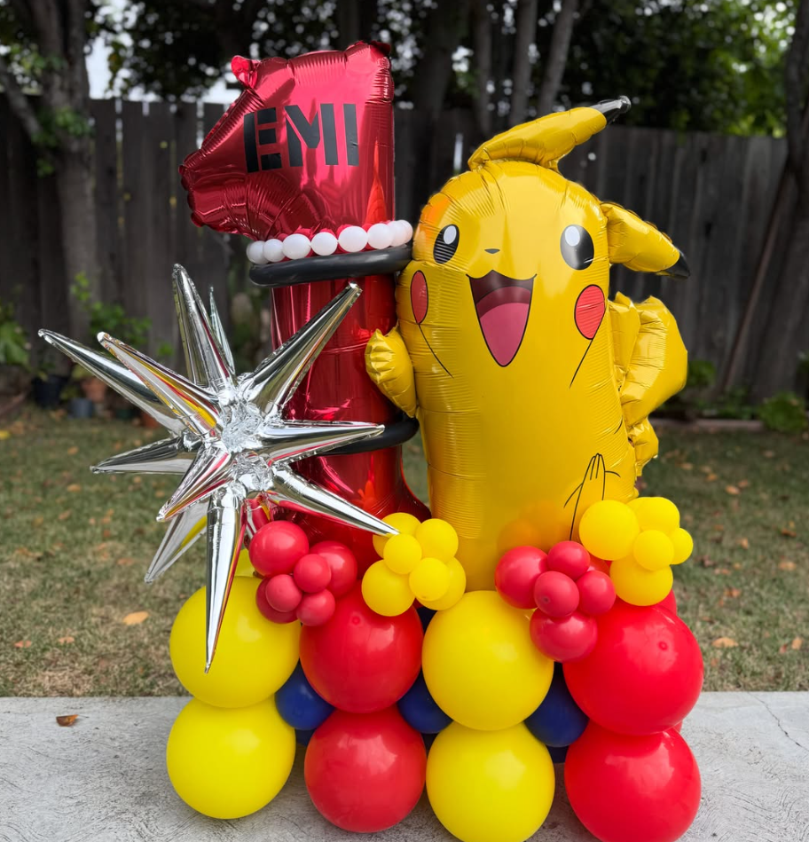 Pokémon balloon bouquet