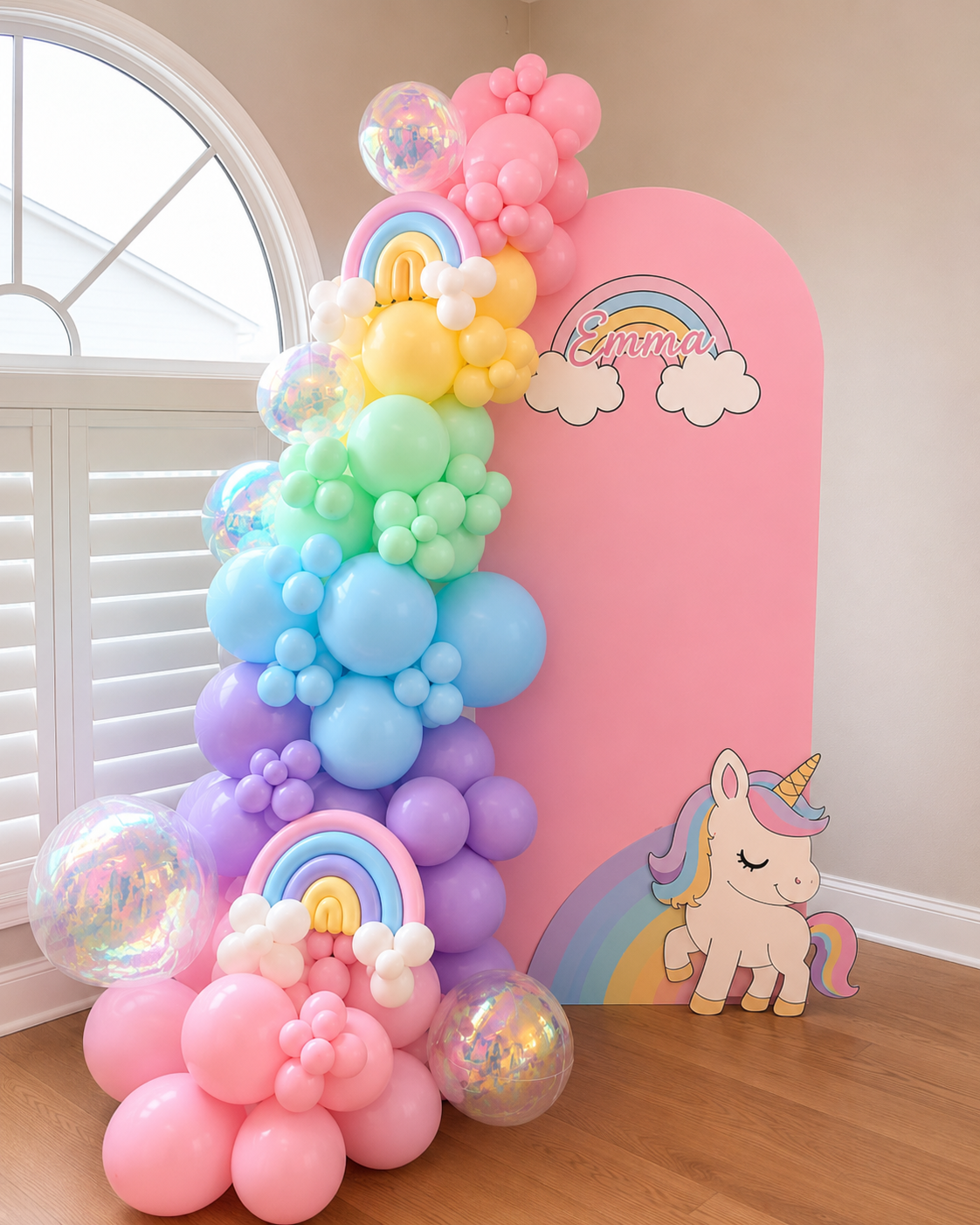 Pastel rainbow unicorn · Emma