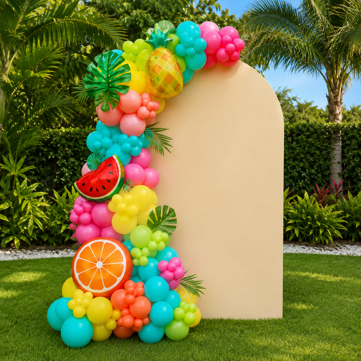 Tropical fruit garland